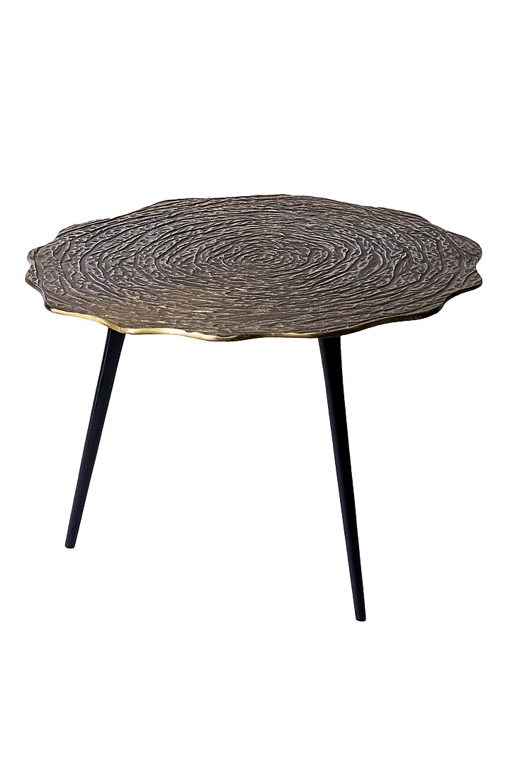 Gold & Black Aluminium Nesting Table Set by Logam at Pernia's Pop Up Shop