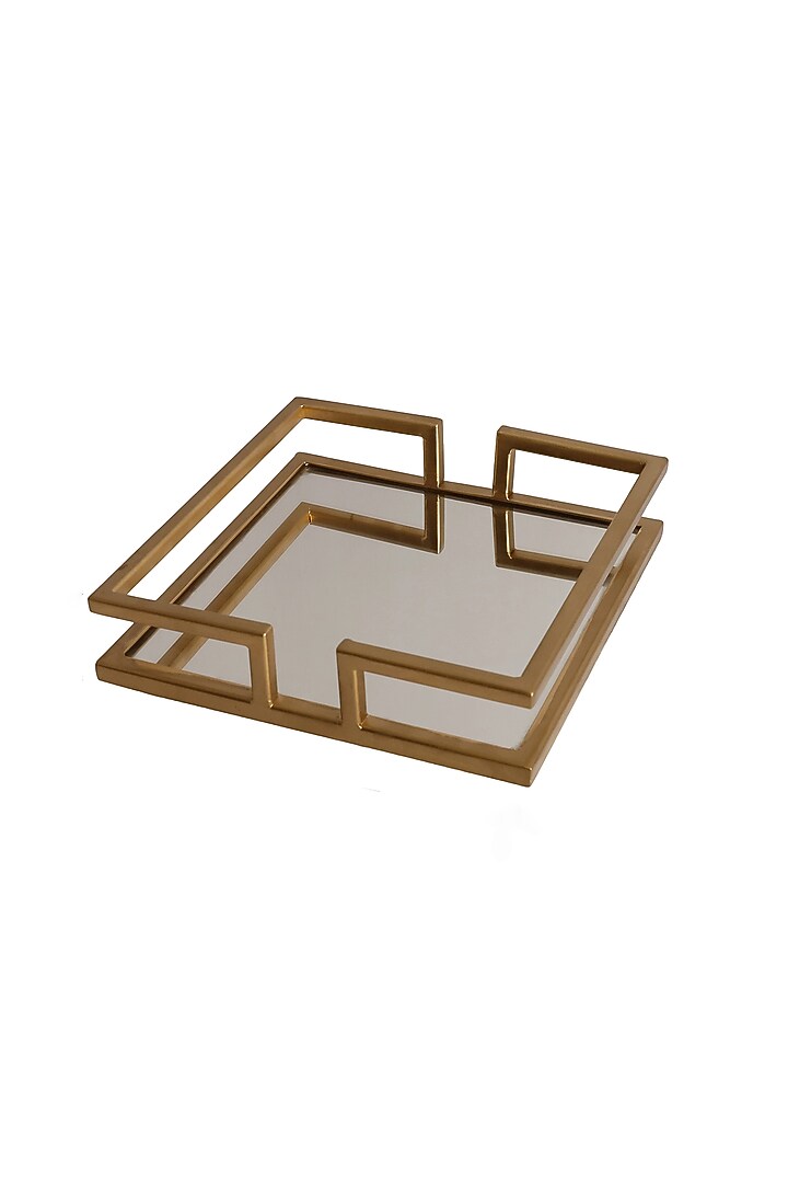Antique Brass Luna Tray by Logam at Pernia's Pop Up Shop