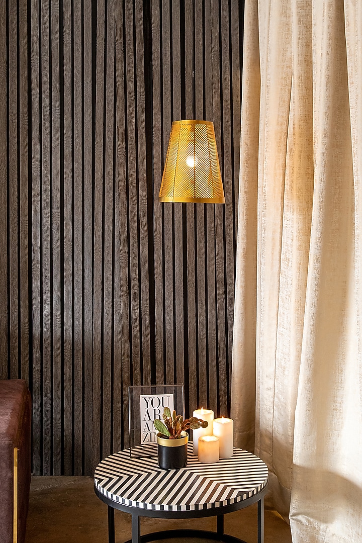 Shiny Gold Strado Conical Pendant Light by Logam at Pernia's Pop Up Shop