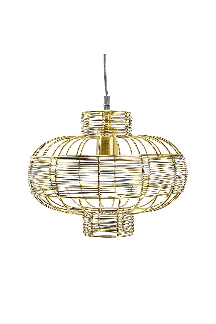 Shiny Gold Fio Pendant Light by Logam at Pernia's Pop Up Shop