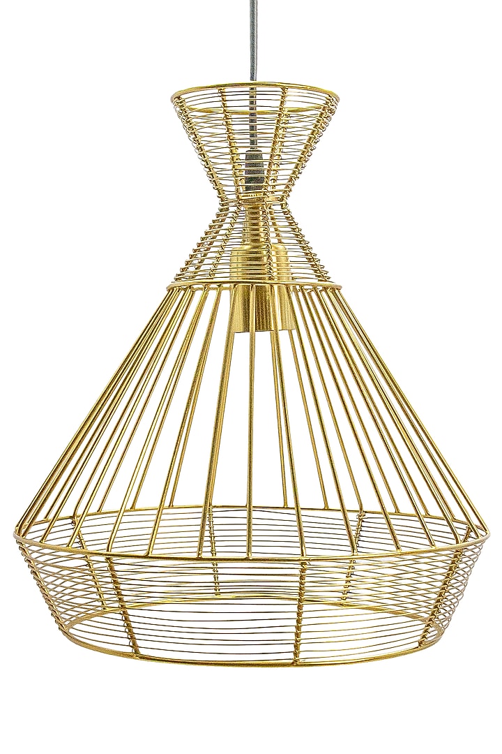 Shiny Gold Viela Pendant Light by Logam at Pernia's Pop Up Shop