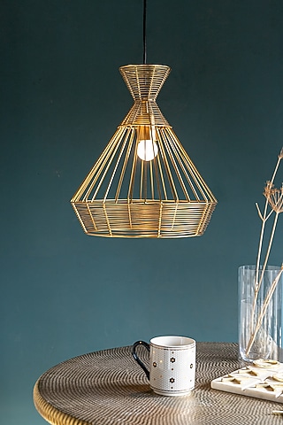 Shiny Gold Viela Pendant Light by Logam