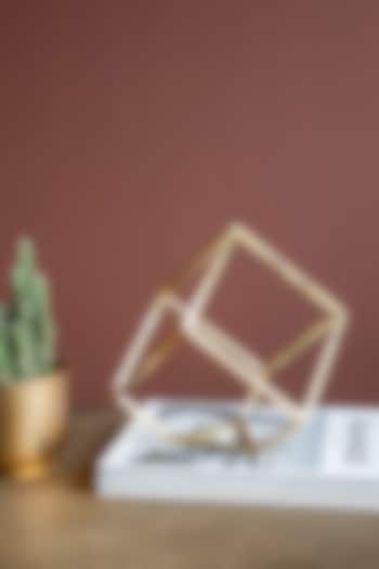 Gold Metal & Stainless Steel Jade Tabletop Accent by Logam at Pernia's Pop Up Shop