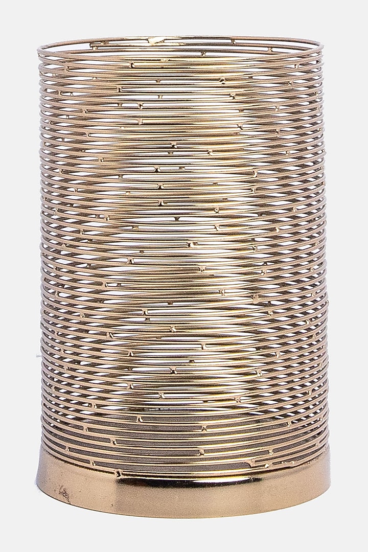 Antique Copper Stainless Steel Candle Holder by Logam at Pernia's Pop Up Shop