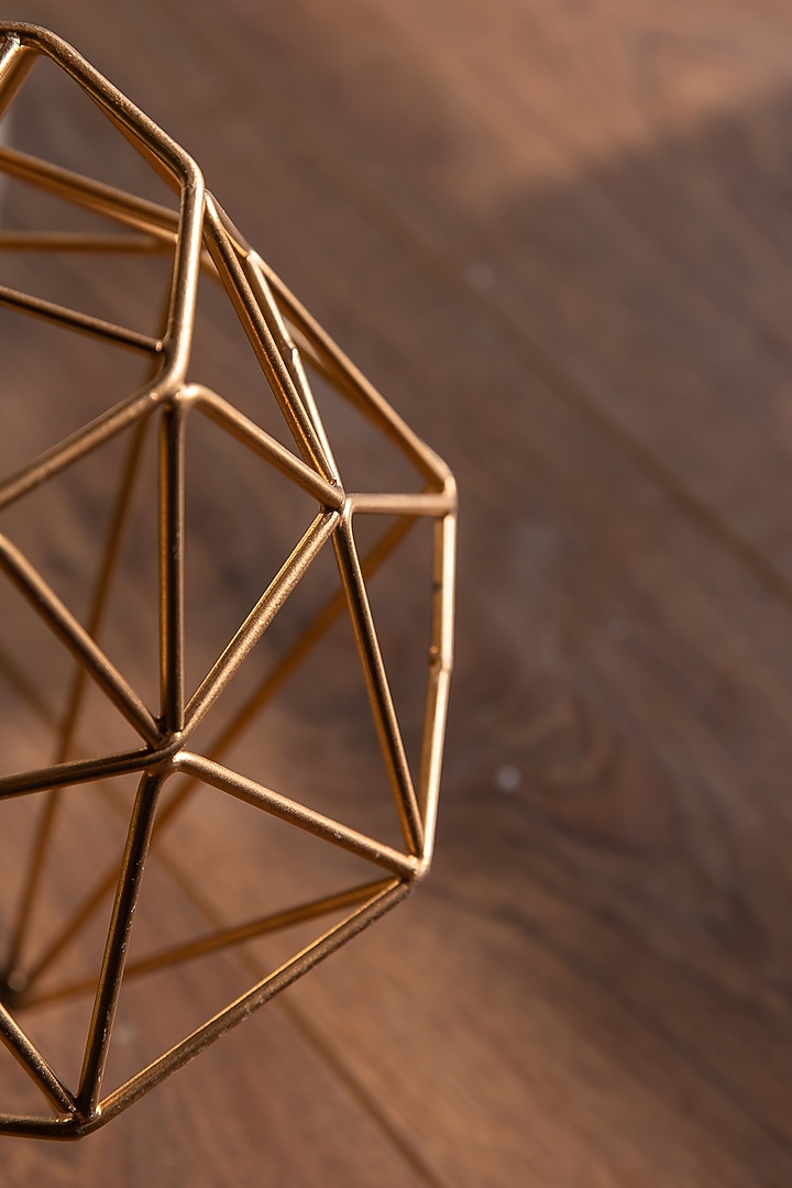 Gold Diamond Pendant Hanging Light by Logam at Pernia's Pop Up Shop