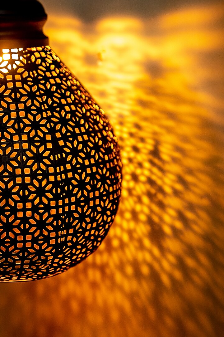 Matt Black Finished Hanging Light by Logam at Pernia's Pop Up Shop