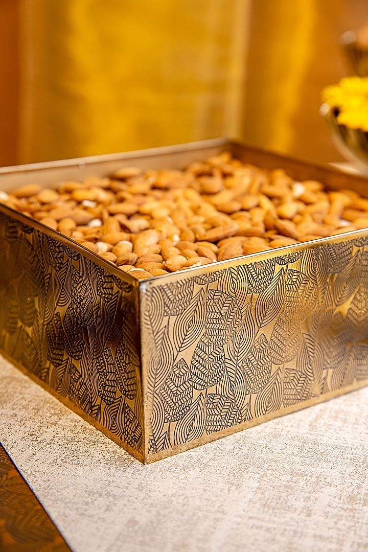 Brass Antique Mild Steel Box by Logam at Pernia's Pop Up Shop