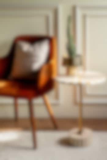 White & Gold Resin Side Table Set by Logam at Pernia's Pop Up Shop