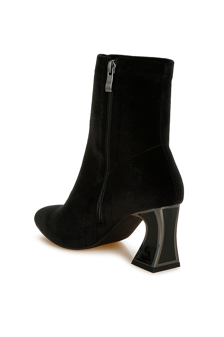 Black Velvet Boots by London Rag at Pernia's Pop Up Shop