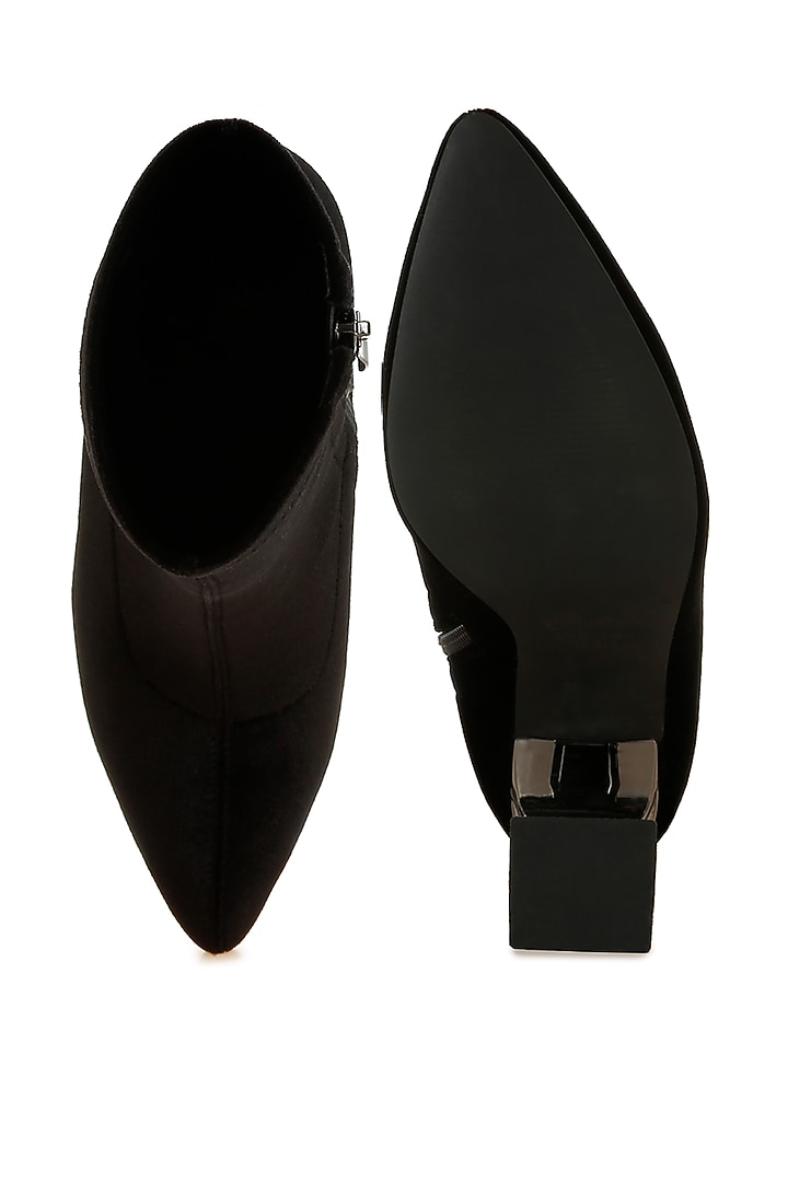 Black Velvet Boots by London Rag at Pernia's Pop Up Shop