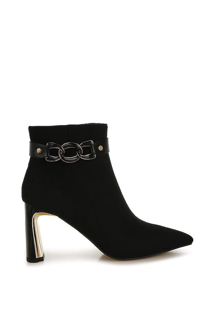 Black Microfiber Boots by London Rag at Pernia's Pop Up Shop