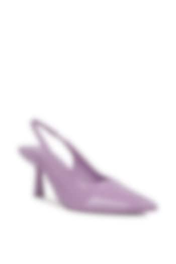 Lilac PU Kitten Heels by London Rag at Pernia's Pop Up Shop