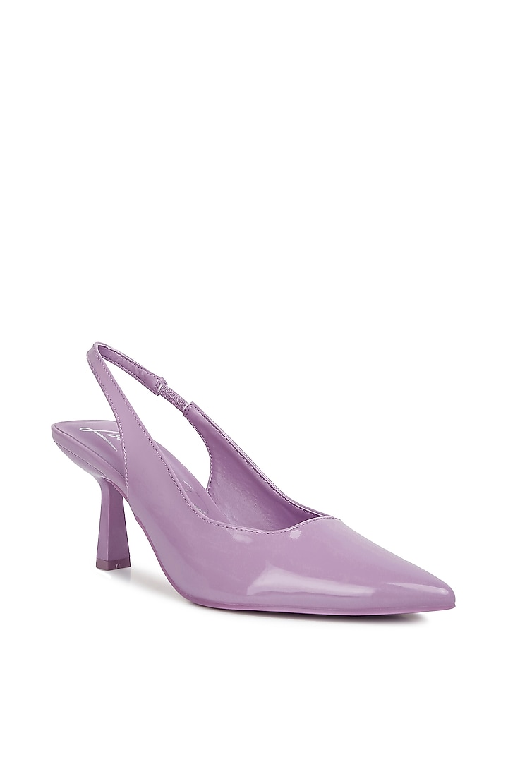 Lilac PU Kitten Heels by London Rag at Pernia's Pop Up Shop