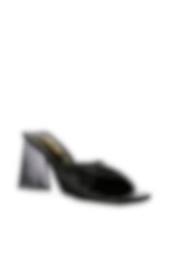 Black Synthetic Block Heels by London Rag at Pernia's Pop Up Shop