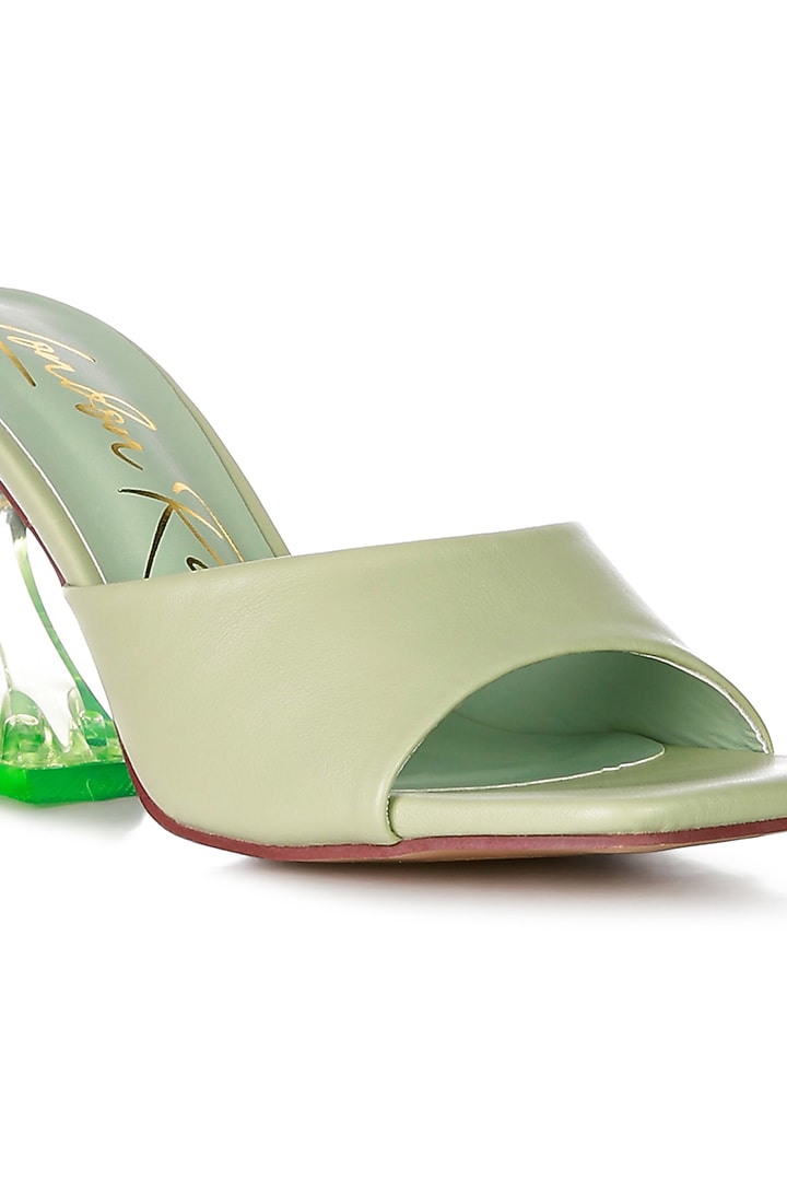 Green Synthetic Sandals by London Rag at Pernia's Pop Up Shop