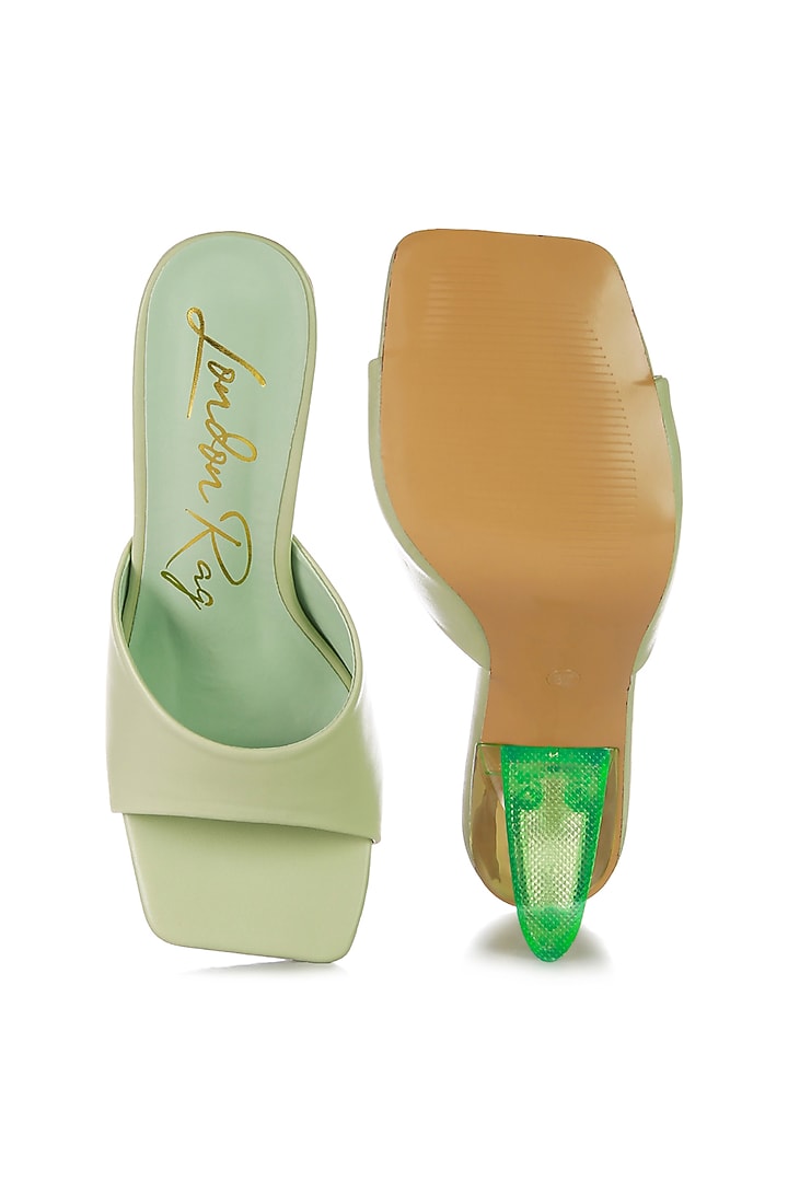 Green Synthetic Sandals by London Rag at Pernia's Pop Up Shop