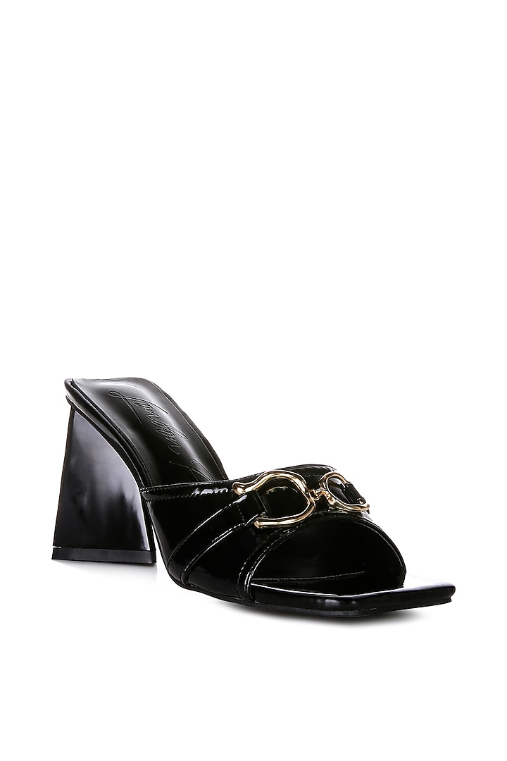 Black PU Heels by London Rag at Pernia's Pop Up Shop