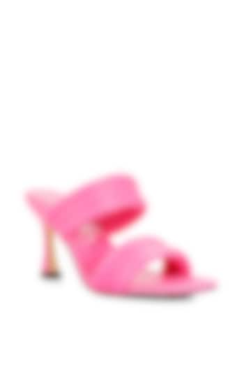 Fuchsia PU Heels by London Rag at Pernia's Pop Up Shop