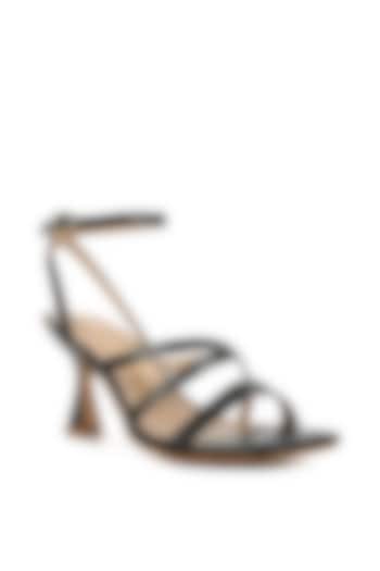 Black Canvas Spool Heels by London Rag at Pernia's Pop Up Shop