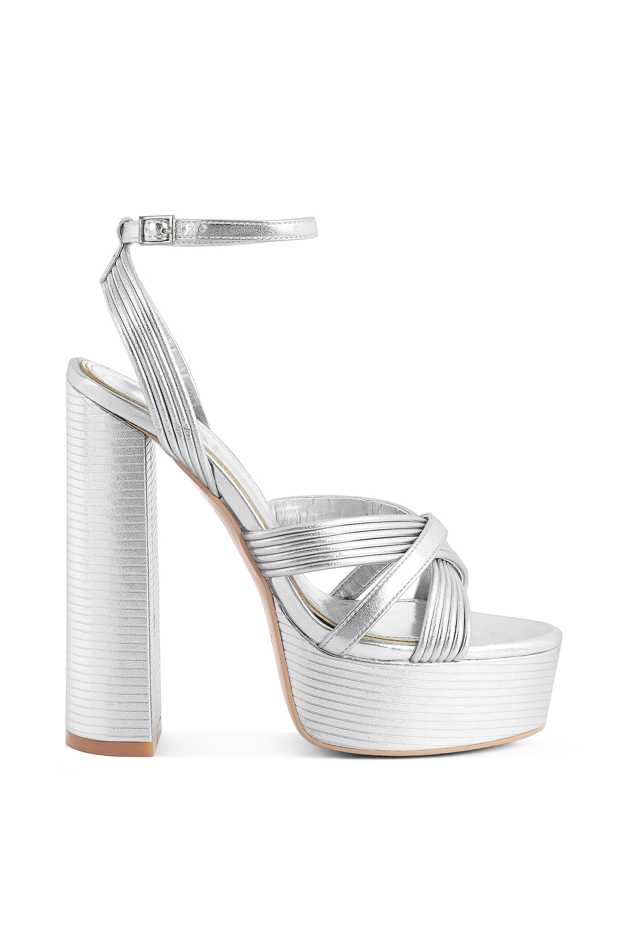 Buy Women Silver Party Sandals Online | SKU: 40-41-27-36-Metro Shoes