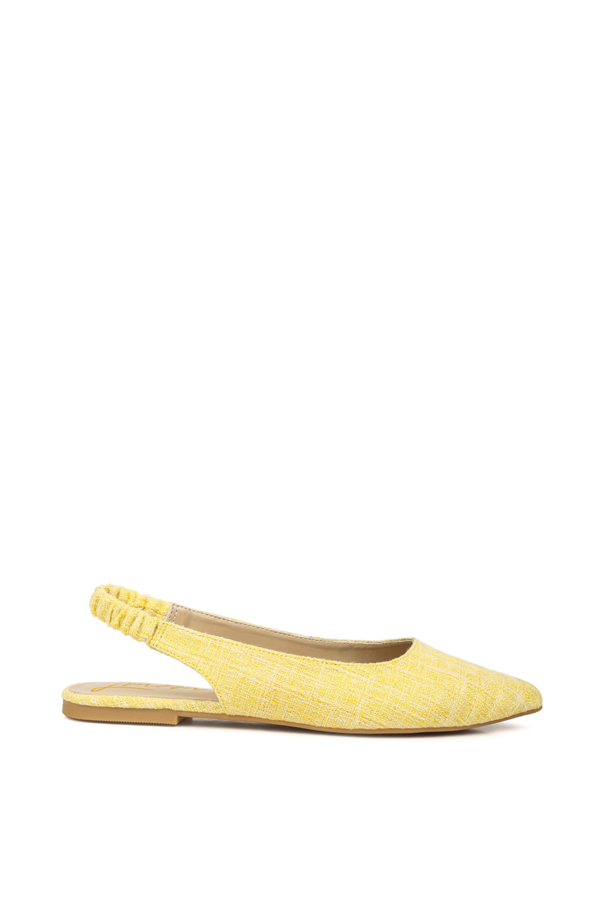 Yellow Canvas Ballet Flats by London Rag at Pernia's Pop Up Shop