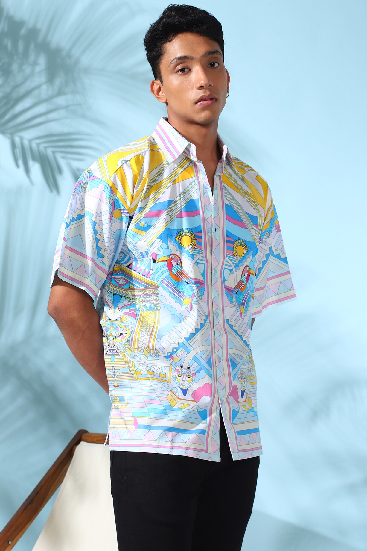 KINDLE PD Multi-Coloured Funky Shirt