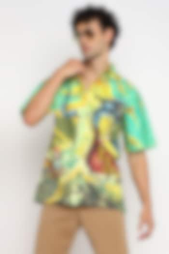 Multi-Colored Pure Cotton Digital Printed Shirt by LoudLess