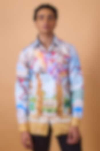 Multi-Colored Pure Cotton Digital Printed Shirt by LoudLess