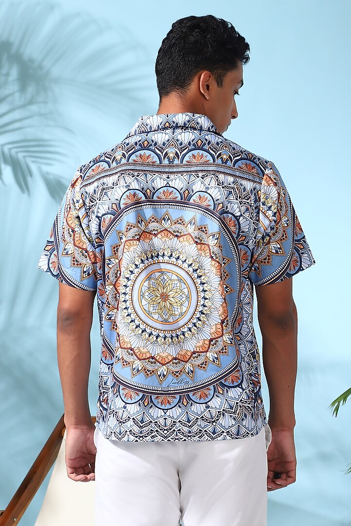 Multi-Colored Pure Cotton Digital Printed Summer Shirt by LoudLess at Pernia's Pop Up Shop