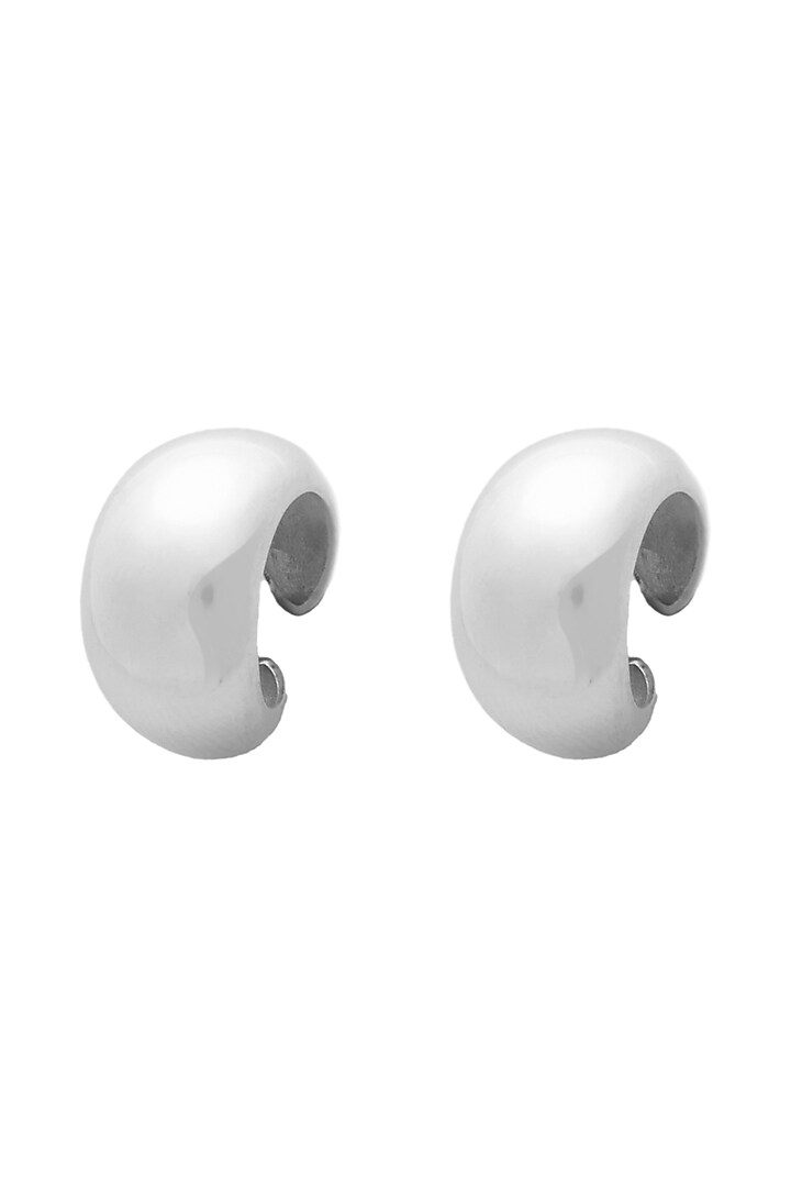 Micro White Finish Abby Earcuffs by Love letter