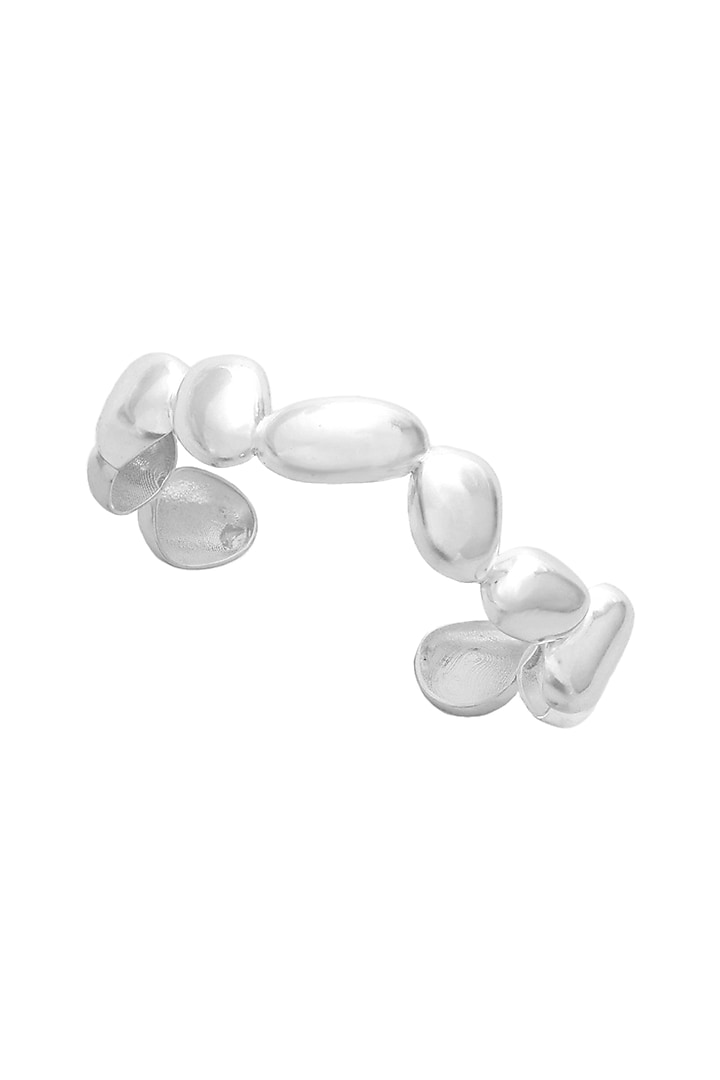 Micro White Finish Pebble Bracelet by Love letter