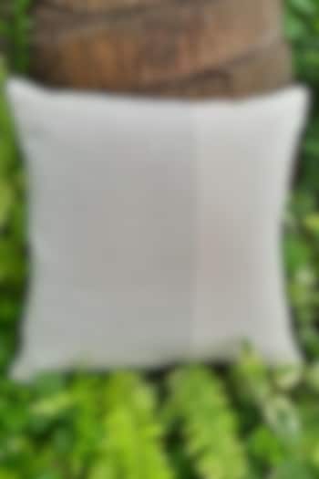 Black & White Cotton Handwoven Miidiinyi Cushion Covers (Set of 2) by Lovitoli