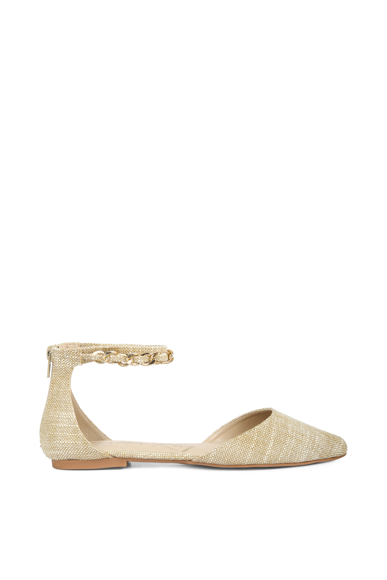 Beige Canvas Flats by London Rag at Pernia's Pop Up Shop