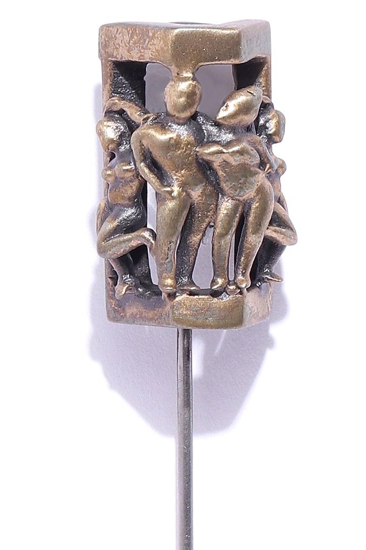 Antique Gold Finish Lapel Pin by Cosa Nostraa at Pernia's Pop Up Shop