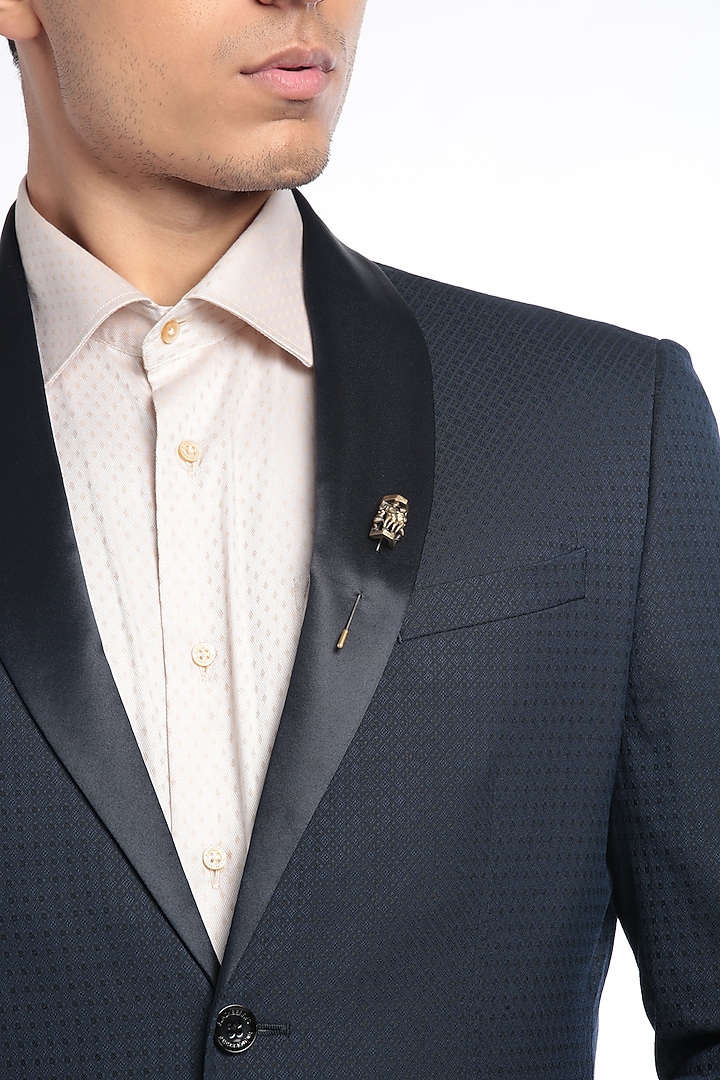 Antique Gold Finish Lapel Pin by Cosa Nostraa at Pernia's Pop Up Shop