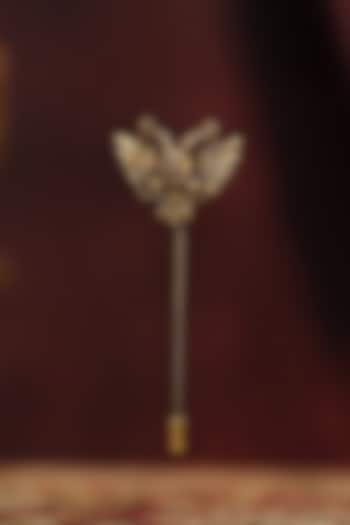 Antique Gold Rising Phoenix Lapel Pin by Cosa Nostraa