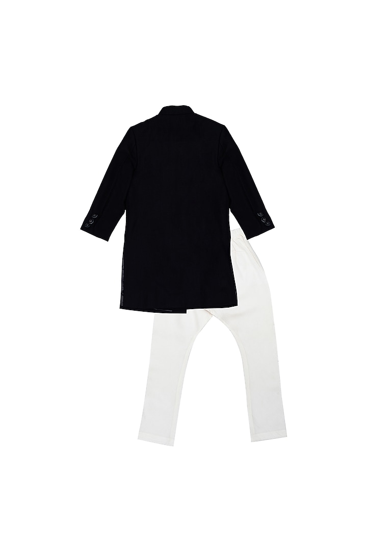 Black & White Jacket Set For Boys by Little Stars at Pernia's Pop Up Shop