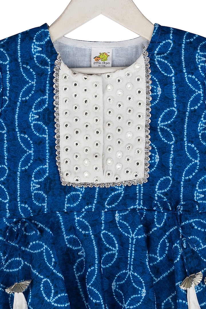 White Muslin Pant Set For Girls by Little Stars at Pernia's Pop Up Shop