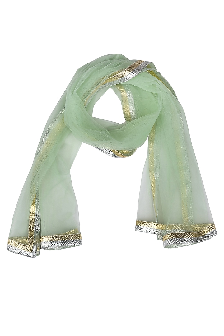 Mint Muslin Sharara Set For Girls by Little Stars at Pernia's Pop Up Shop