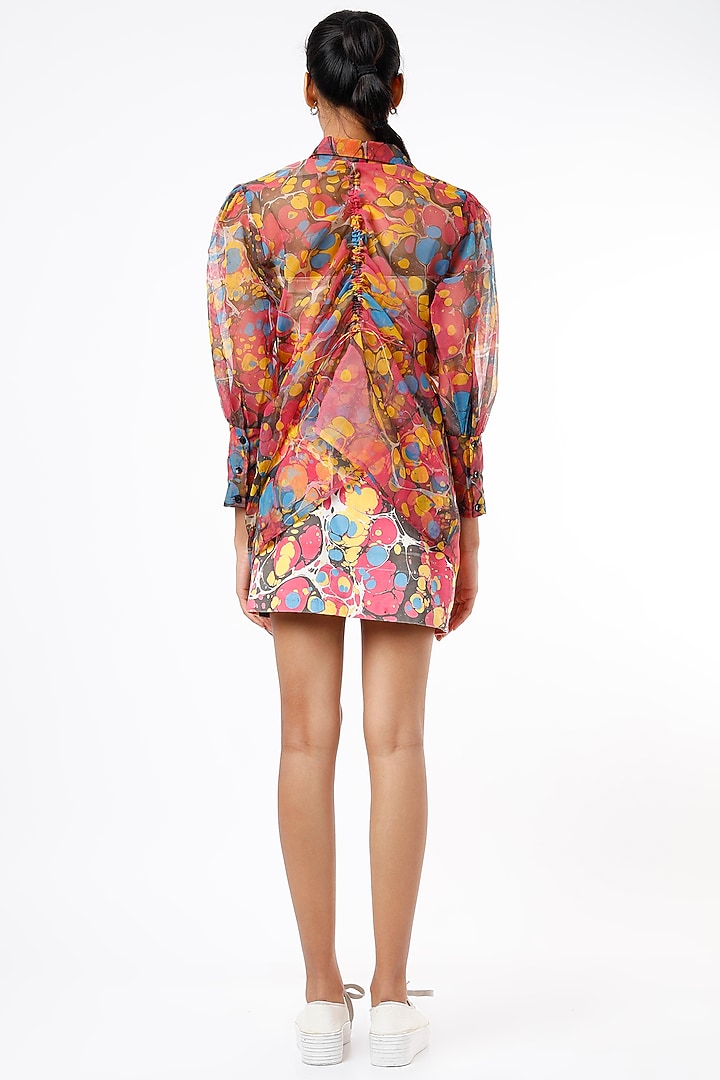 Multi-Colored Printed Skirt Set by LstSoles at Pernia's Pop Up Shop