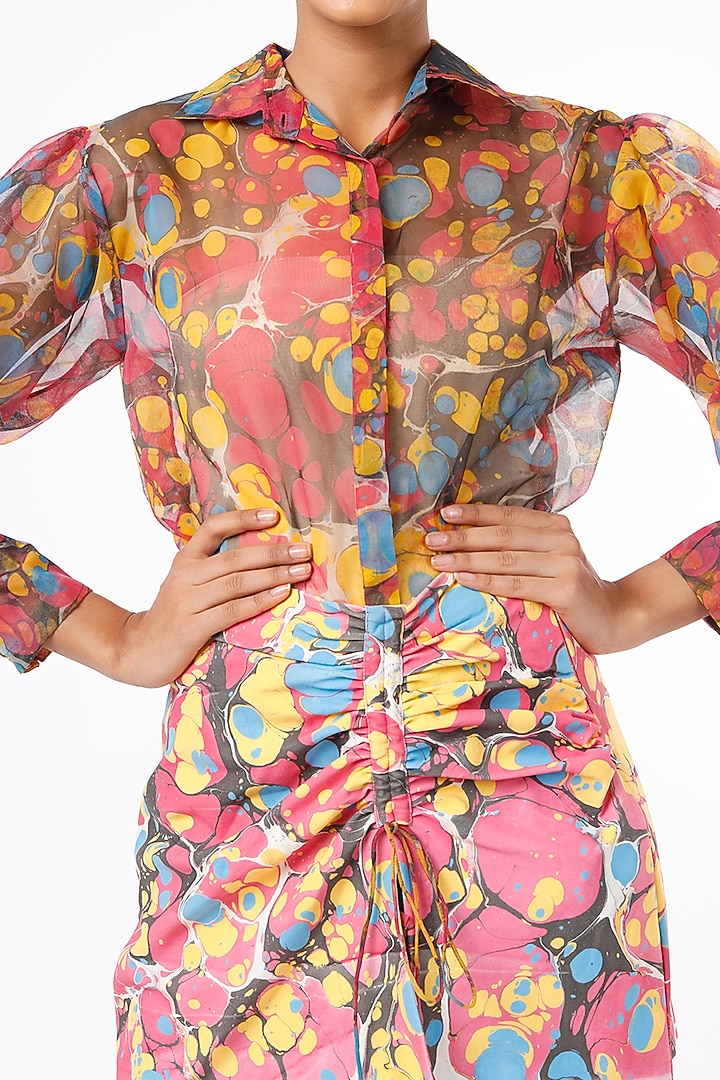 Multi-Colored Printed Skirt Set by LstSoles at Pernia's Pop Up Shop