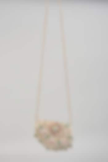 Multi-Colored Velvet Embroidered Mini Clutch by Lovetobag at Pernia's Pop Up Shop