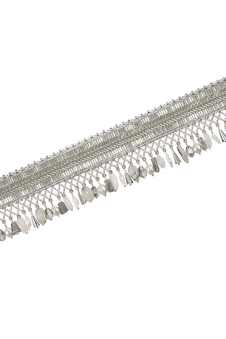 Silver Crystal Embellished Waist Belt by Lovetobag at Pernia's Pop Up Shop