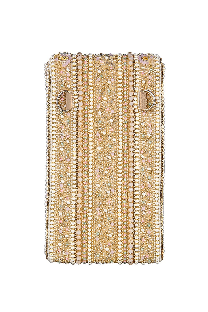 Pastel Multi-Colored Embellished Mobile Pouch by Lovetobag at Pernia's Pop Up Shop