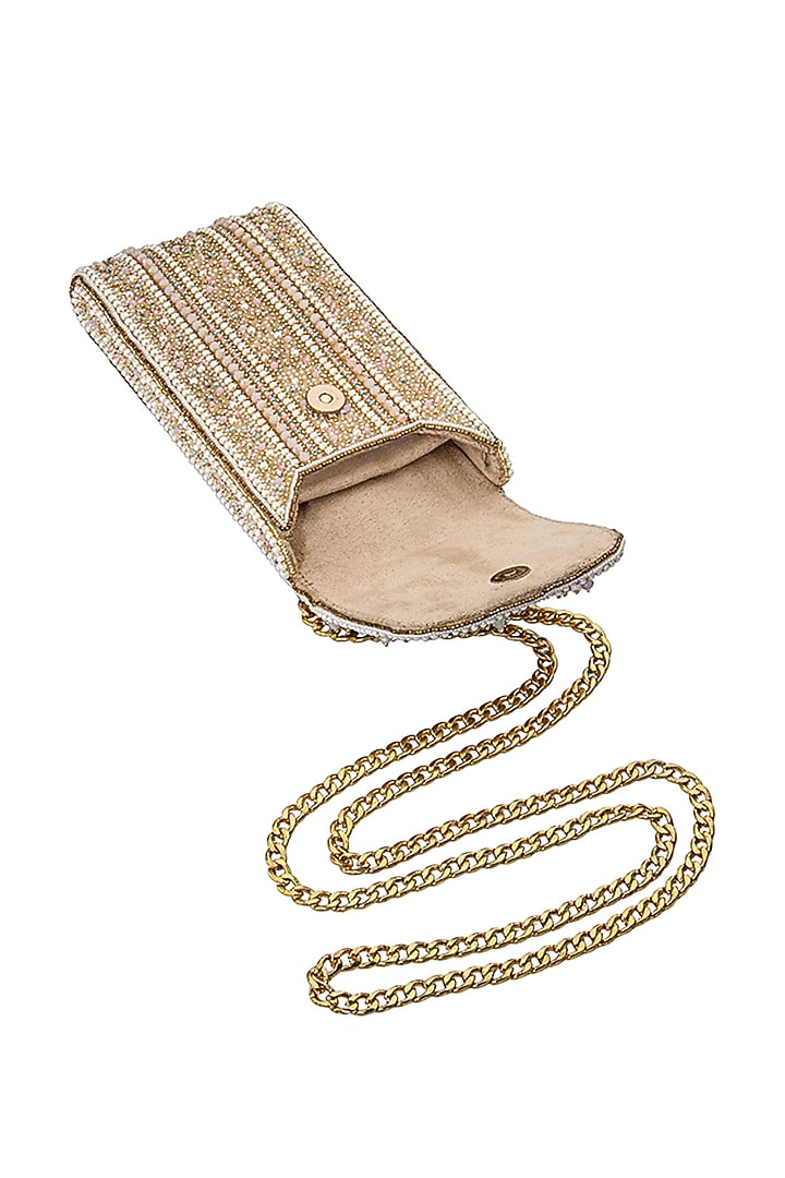 Pastel Multi-Colored Embellished Mobile Pouch by Lovetobag at Pernia's Pop Up Shop