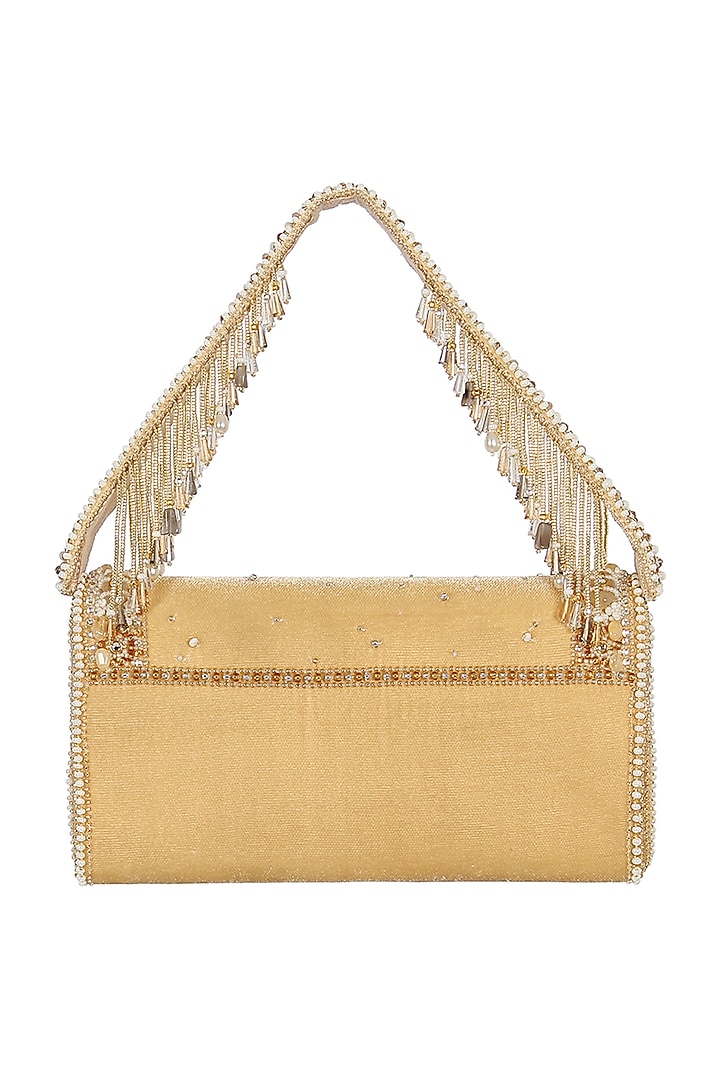 Gold Embellished Wallet by Lovetobag at Pernia's Pop Up Shop