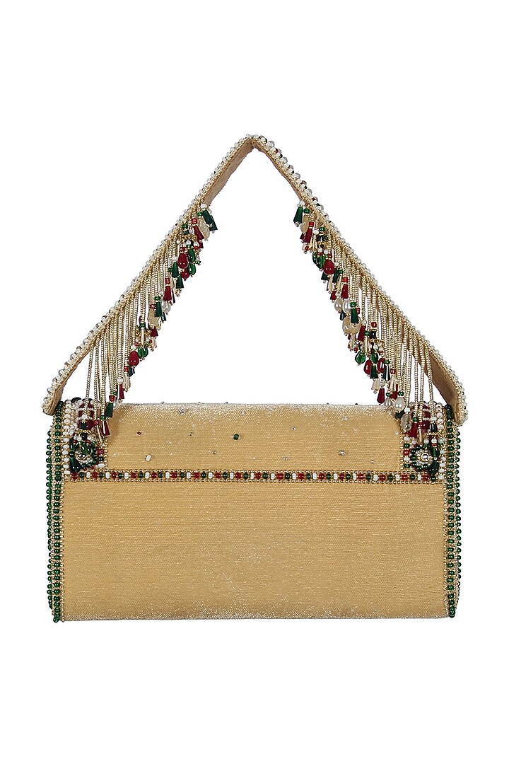 Ruby & Emerald Embellished Wallet by Lovetobag at Pernia's Pop Up Shop