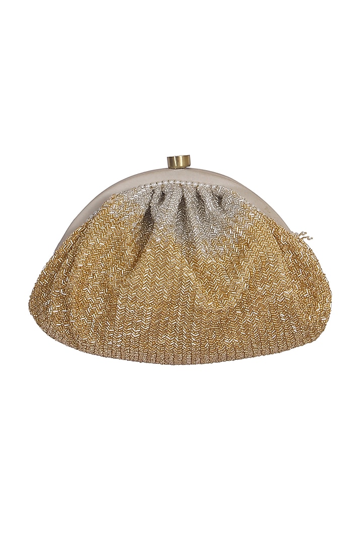 Gold & Silver Embellished Pouch by Lovetobag at Pernia's Pop Up Shop
