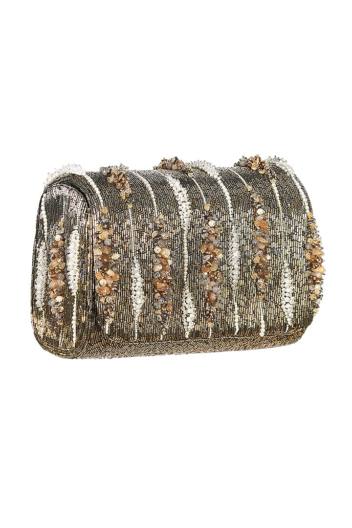 Antique Embellished Flap-Over Clutch by Lovetobag at Pernia's Pop Up Shop