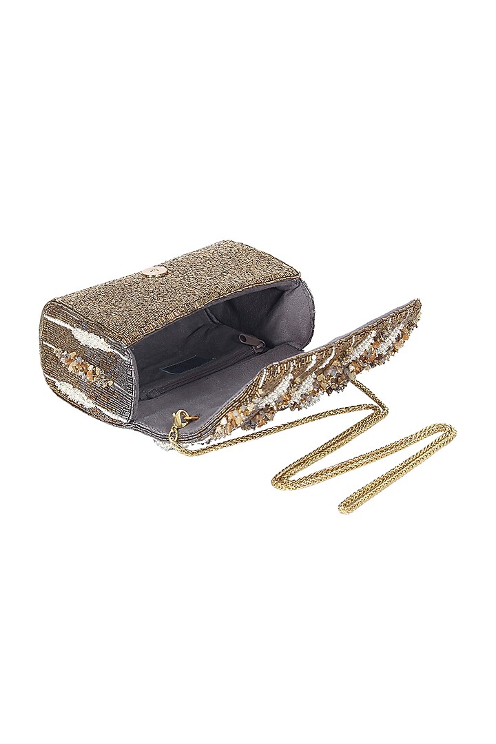 Antique Embellished Flap-Over Clutch by Lovetobag at Pernia's Pop Up Shop